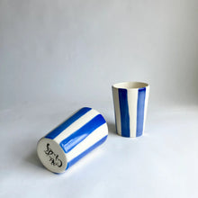  Duncan Ceramic Striped Cups (Set of 2)