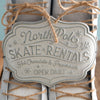 Decorative Ice Skate Rental Boots