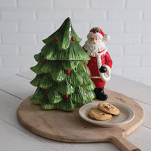  Retro Santa and Tree Cookie Jar