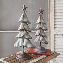  Harper Weathered Tin Christmas Trees (Set of 2)