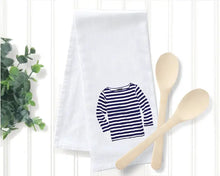  Preppy Striped Shirt Tea Towel (Set of 3)