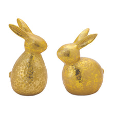  Mason Golden Rabbit Statuettes (Set of 2)