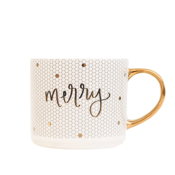 Merry Tile Mug