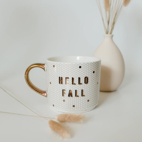 Hello Fall Tile Mug