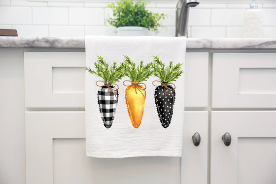 Farmhouse Carrot Kitchen Towel (Set of 2)