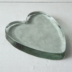 Blocked Glass Heart (Set of 2)