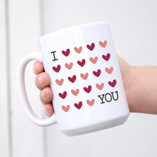  I Love You Heart Mug