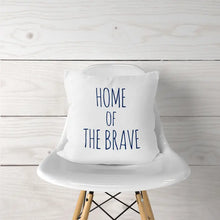  Home of the Brave Throw Pillow