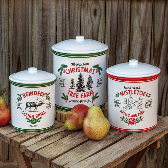 Holiday Storage Containers (Set of 3)