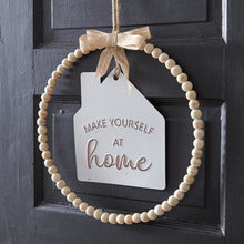  Make Yourself At Home Beaded Wreath