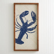  Harwich Blue Lobster Coastal Wall Sign