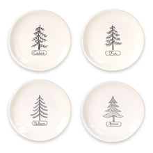  Appetizer Tree Plates (Set of 8)