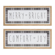  Merry and Joy Signs (Set of 2)