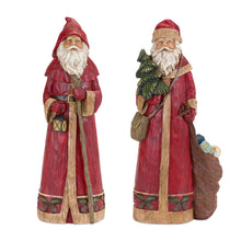  Santa Figurine in Red (Set of 2)