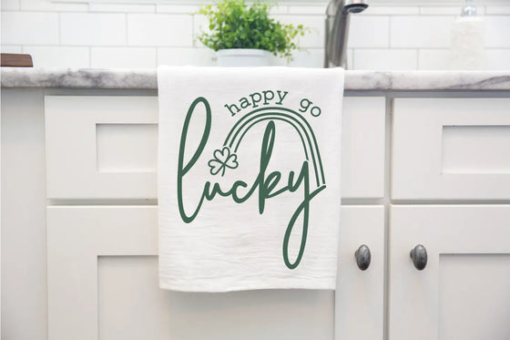 Happy Go Lucky Kitchen Towel (Set of 2)