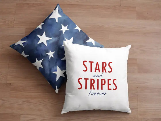 Stars and Stripes Throw Pillow