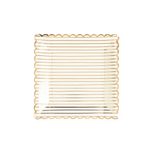  Golden Stripe Paper Plate (24 Count)