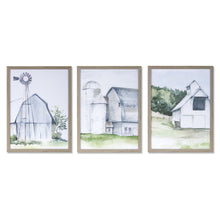  Farm Scene Framed Print (Set of 3)
