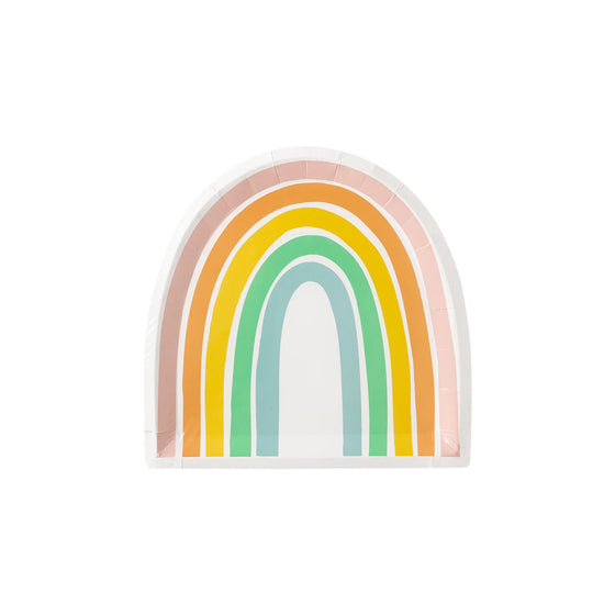 Rainbow Shaped Paper Plate (24 Count)