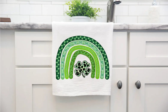 Green Rainbow Kitchen Towel (Set of 2)