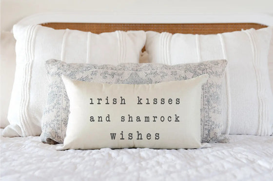 Irish Kisses Throw Pillow