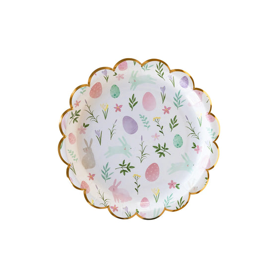 Watercolor Easter Scatter Paper Plate (24 Count)