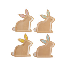  Kraft Bunny Paper Plates (24 Count)