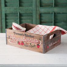  Farmers Market Strawberries Crate