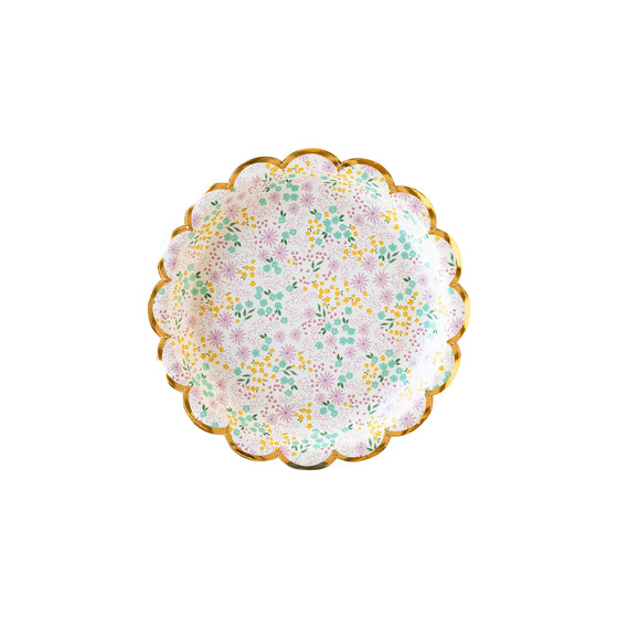 Ditzy Floral Paper Plate (24 Count)